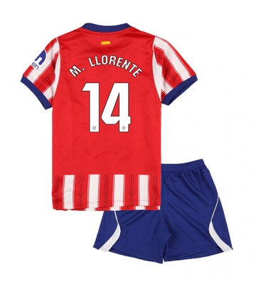 Atletico Madrid Marcos Llorente #14 Hemmaställ Barn 2026-27 Kortärmad (+ Korta byxor)